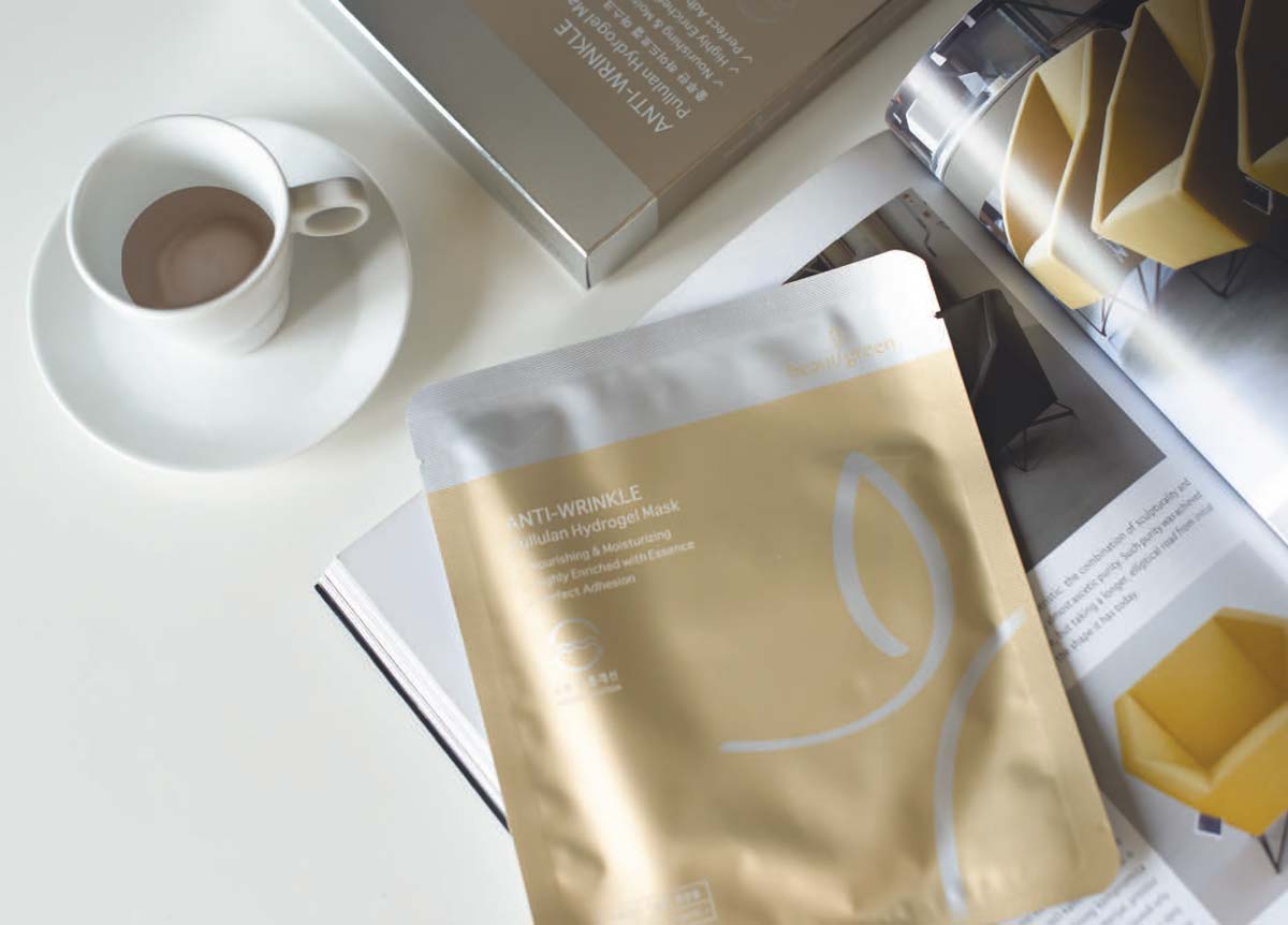 Maska protiv bora s Pullulan hidrogelom