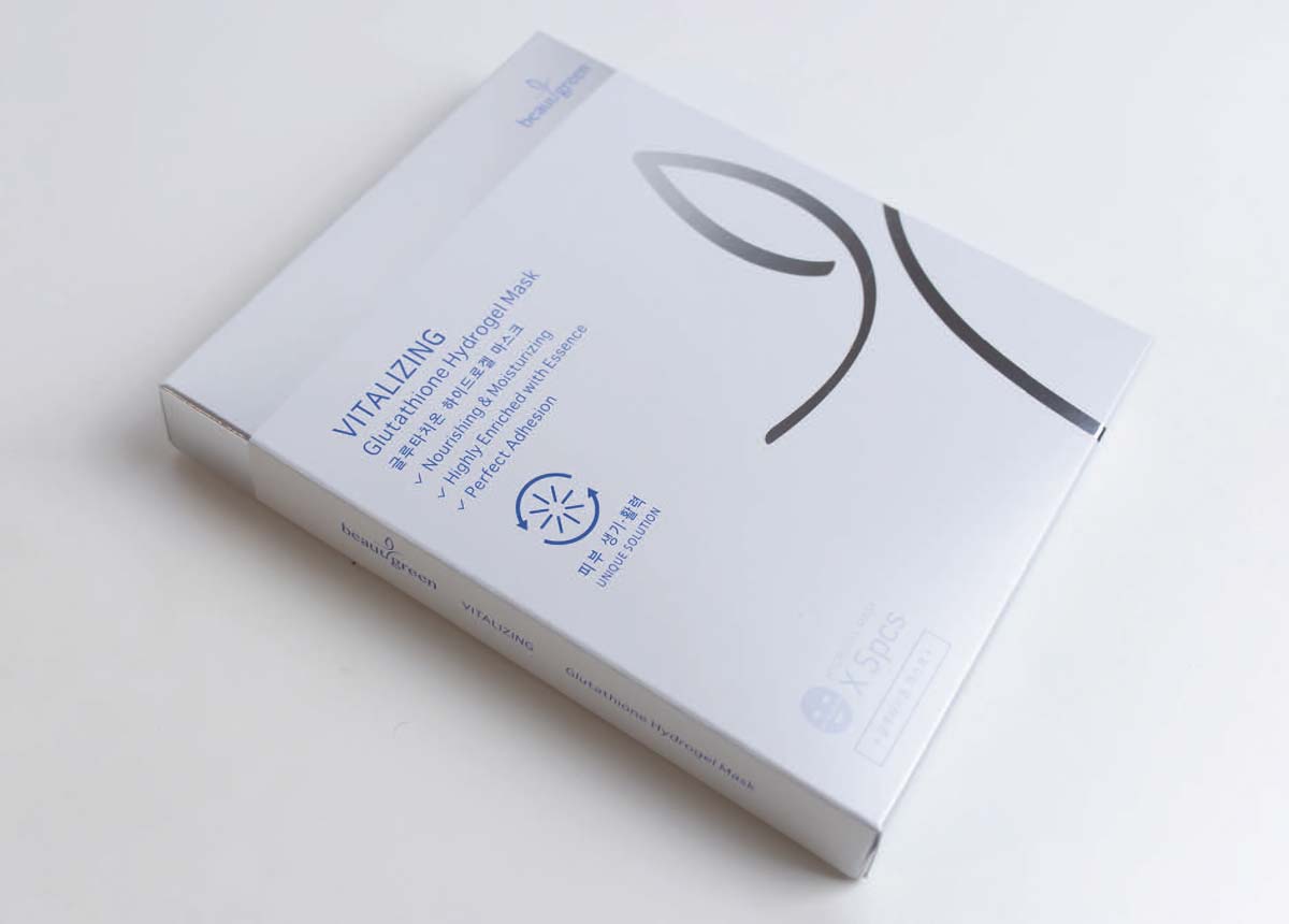 Vitalizirajuća maska za lice s glutation hidrogelom